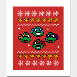 TMNT Ugly Sweater Posters and Art